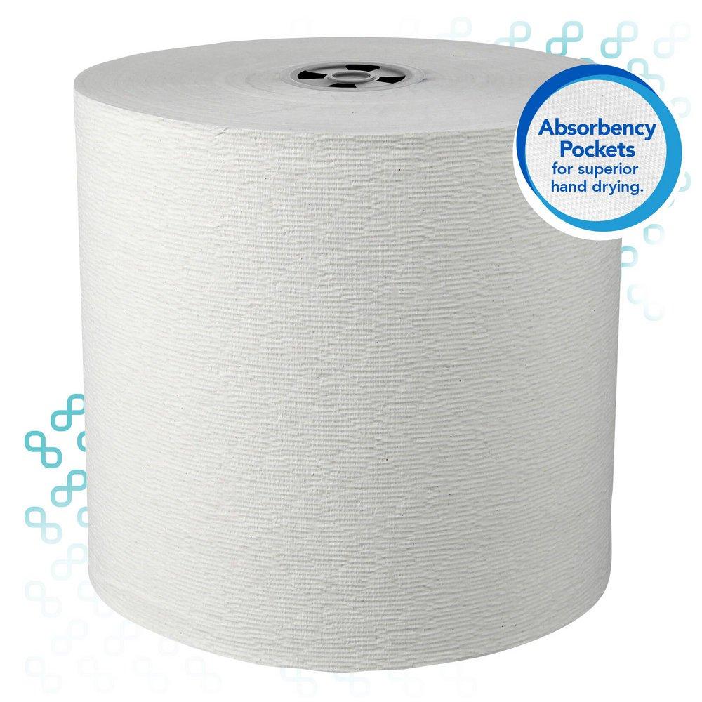 Scott&reg; White Hard Roll Towel (Case of 6) 