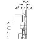 Geberit Plastic Cover Plate 