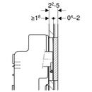 Geberit Plastic Cover Plate 