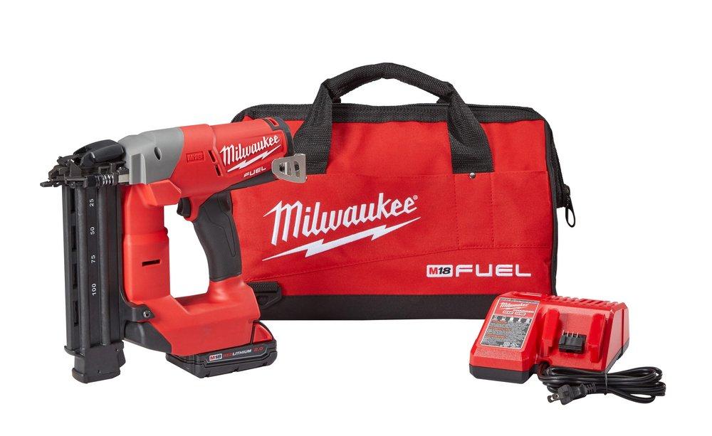 Milwaukee&reg; Red 18GA NAILER KIT 