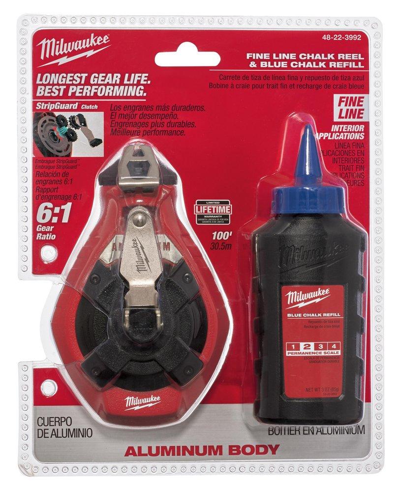 Milwaukee&reg; Silver Precision Line Kit with Blue Chalk 