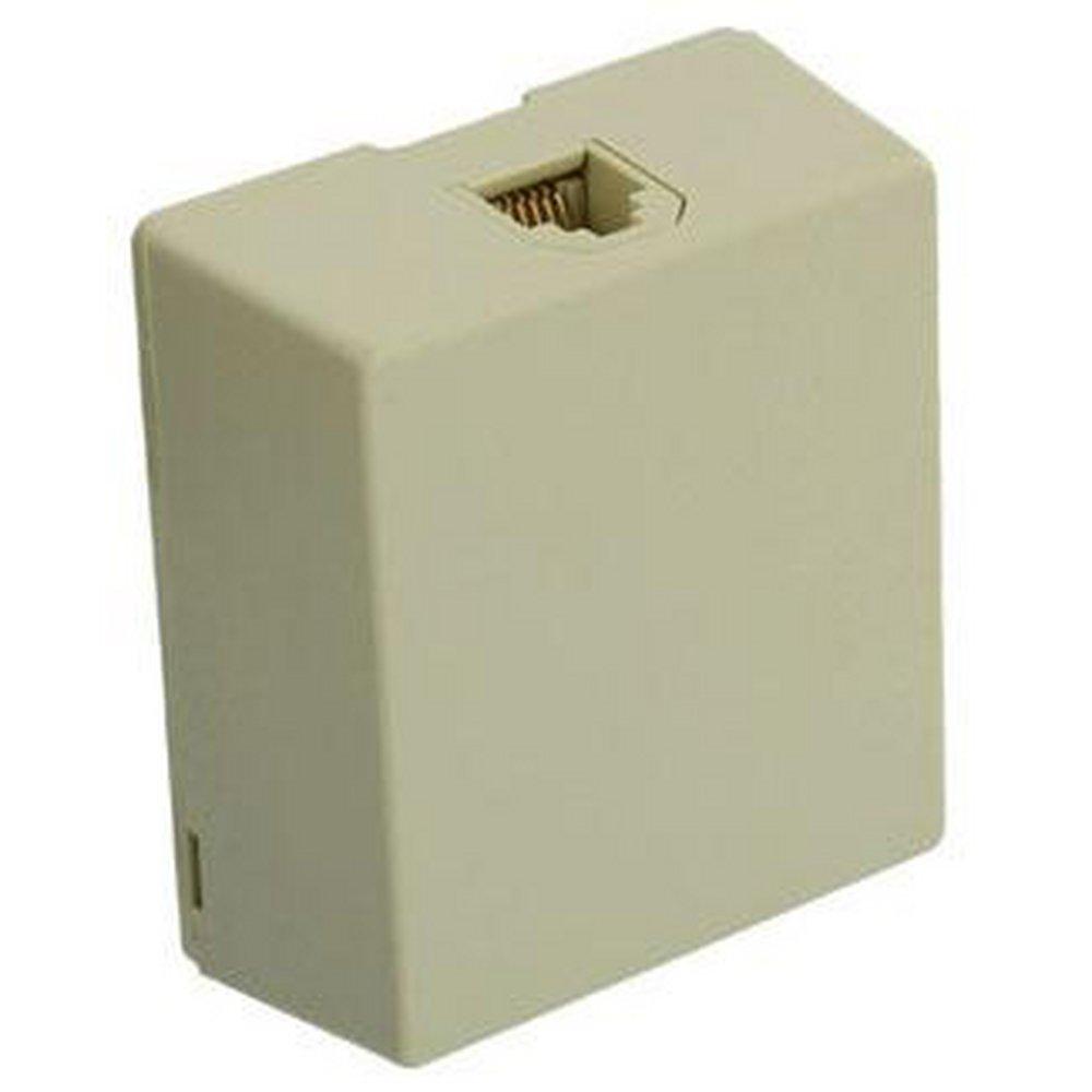 LEVITON Ivory Surface Mount Jack 