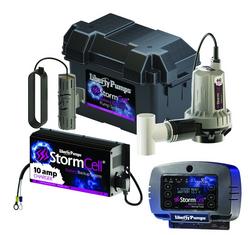 12V 10 Amp Battery Backup Sump Pump System with NightEye&reg; Wireless Alarm