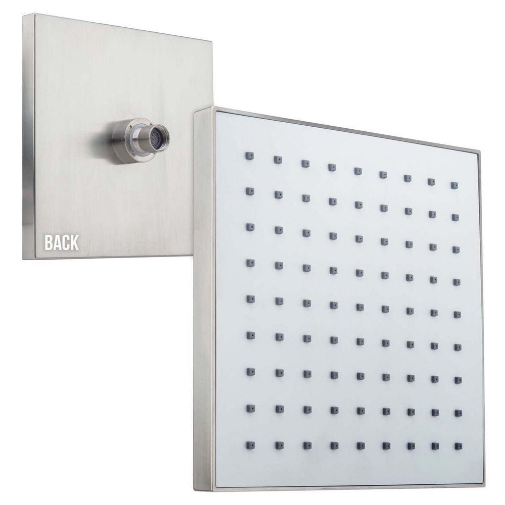 Miseno Brushed Nickel 2 gpm 1-Function Showerhead 