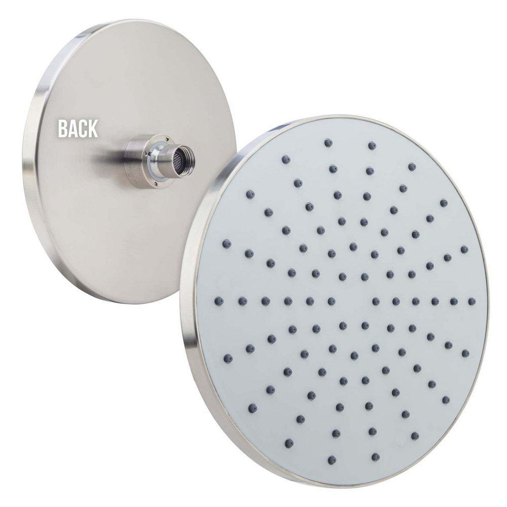 Miseno Brushed Nickel 2 gpm 1-Function Showerhead 