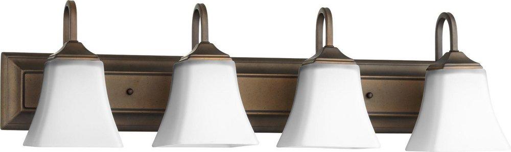 Quorum International Oiled Bronze 7 in. 4-Light Medium E-26 Base Bath Light 