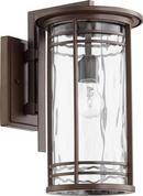 Quorum International Oiled Bronze 16-1/2 in. 1-Light Outdoor Wall Lantern 