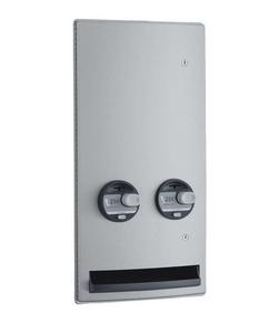 Semi-Recessed Napkin in Satin Stainless Steel