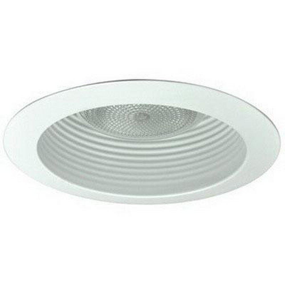 Nora Lighting White 5 in. Air-Tight Baffled Shower Trim (Less Lens) 