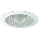 Nora Lighting White 5 in. Air-Tight Baffled Shower Trim (Less Lens) 