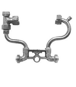 5/8 x 3/4 x 15 in. Meter Yoke Reducing Rubber Water Service Connector with Check Valve