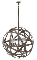 Hinkley Vintage Iron 60W 5-Light Outdoor Chandelier 
