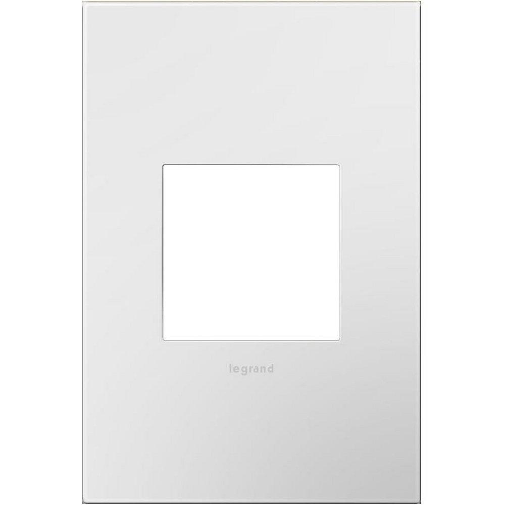 Pass & Seymour Gloss White 1-Gang Wall Plate 