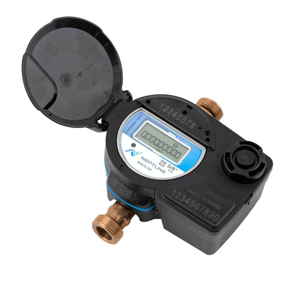 Neptune Technology Group 6 ft. NPSM Water Meter - Cubic Foot 