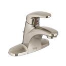 Single Handle Centerset/Minispread Bathroom Sink Faucet in Brushed Nickel