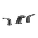 Low Arc Bathroom Faucet with 50/50 Pop-Up Drain and Double Lever Handle in Legacy Bronze