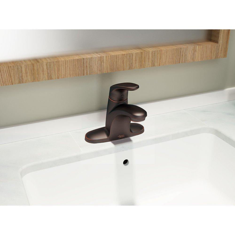 American Standard Legacy Bronze Single Handle Centerset Bathroom Sink Faucet 