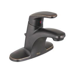 Single Handle Centerset Bathroom Sink Faucet in Legacy Bronze