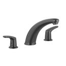 Deckmount Tub Filler with Double Lever Handle in Legacy Bronze