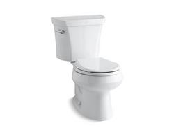 1.28 gpf Round Two Piece Toilet in White