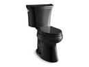 KOHLER Black Black&trade; 1.6 gpf Elongated Dual Flush Toilet with Left-Hand Trip Lever in with 10 in. Rough-In 