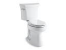 KOHLER White 1.28 gpf Elongated Two Piece Toilet 