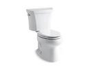 KOHLER White 1.6 gpf Elongated Two Piece Toilet 
