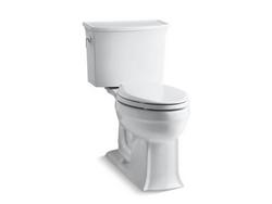 1.28 gpf Elongated Two Piece Toilet in White