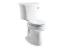 KOHLER White 1.28 gpf Elongated Two Piece Toilet 
