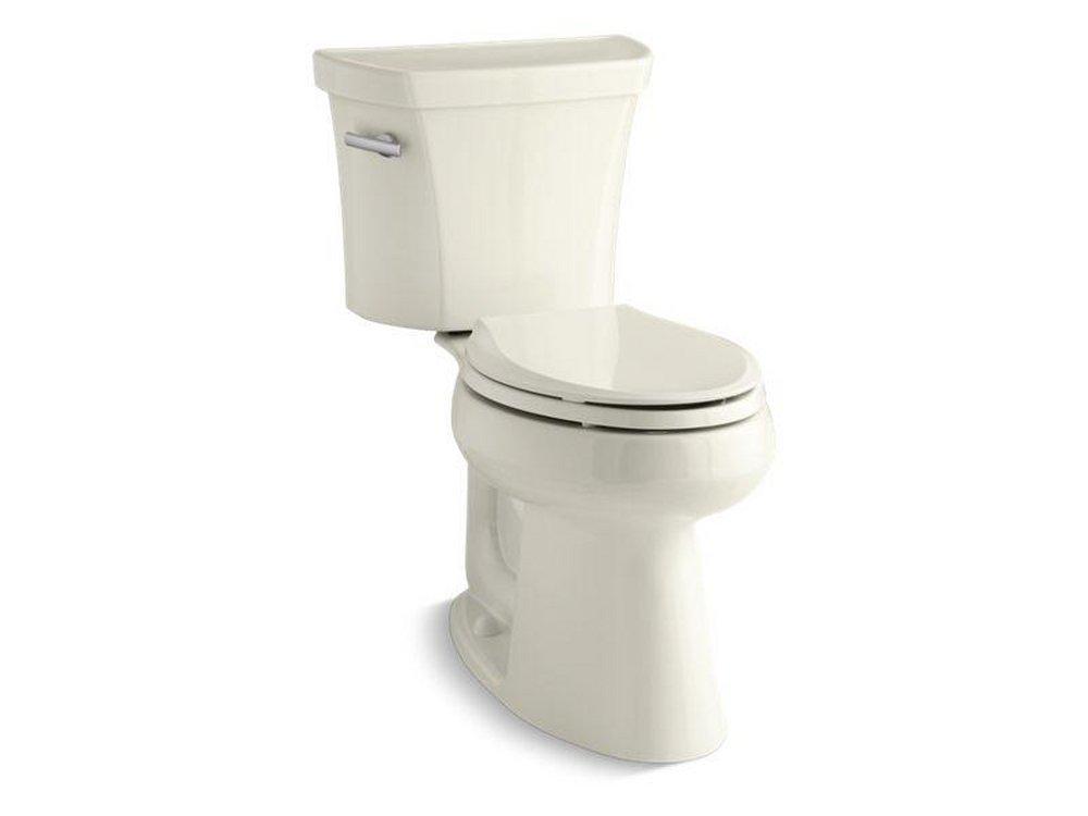 KOHLER Biscuit 1.28 gpf Elongated Two Piece Toilet 