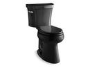 KOHLER Black Black&trade; 1.28 gpf Elongated Two Piece Toilet 