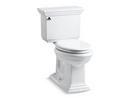 KOHLER White 1.28 gpf Elongated Two Piece Toilet 