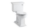 KOHLER White 1.28 gpf Elongated Two Piece Toilet 
