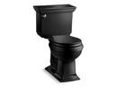 KOHLER Black Black 1.28 gpf Round Two Piece Toilet 