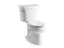 KOHLER White 1.28 gpf Elongated Two Piece Toilet 