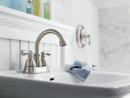 Moen Spot Resist Brushed Nickel Two Handle Centerset Bathroom Sink Faucet 