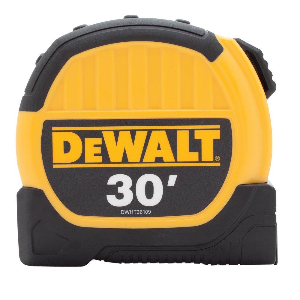 DEWALT Yellow Tape Measure in Yellow with Black 