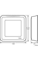 Honeywell Home White 3H/2C, 2H/2C Programmable Thermostat 