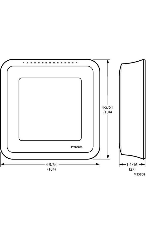 Honeywell Home White 2H/1C, 2H/2C Programmable Thermostat 