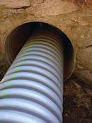 ADS&reg; Bell End x Spigot Polypropylene Dual Wall Storm Solid Drainage Pipe with Rubber Gasket 