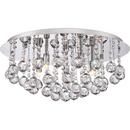 19-3/4 in. 40W 5-Light Xenon Ceiling Light in Polished Chrome