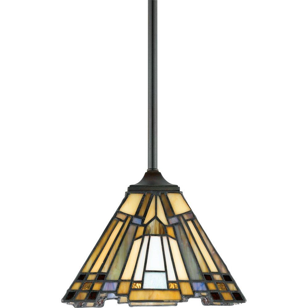 Quoizel Valiant Bronze 100W 1-Light Mini Pendant 