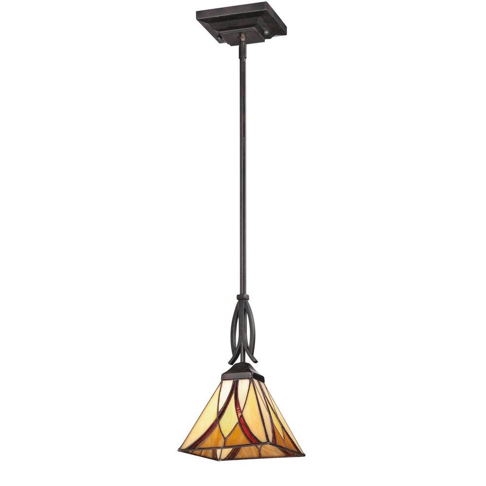 Quoizel Valiant Bronze 100W 1-Light Mini Pendant 