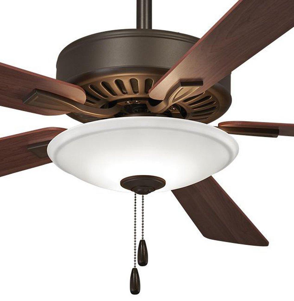 Minka Aire Oil Rubbed Bronze 74.6W 5-Blade Ceiling Fan with 52 in. Blade Span and LED Light 