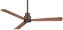Minka Aire Oil Rubbed Bronze 52 in. 33.10W 3-Blade Ceiling Fan 