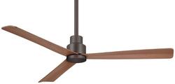 52 in. 3-Blade Indoor/Outdoor Ceiling Fan in Oil Rubbed Bronze