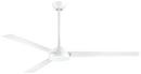 Minka Aire Flat White 3-Blade Ceiling Fan with 62 in. Blade Span 