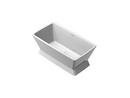 Kallista Stucco White 63-7/16 x 33-9/16 in. Freestanding Bathtub 