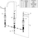 Elkay Chrome DECK MNT WS GN 8IN SPT LVR HNDL 2IN 