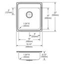 Elkay Chrome DECK MNT WS GN 8IN SPT LVR HNDL 2IN 